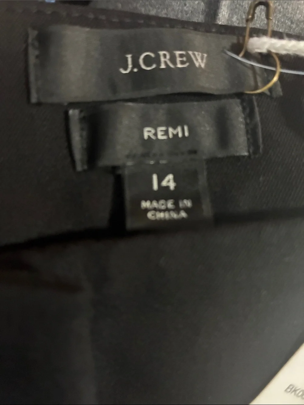J Crew Remi pant in bi-stretch cotton size 14 new